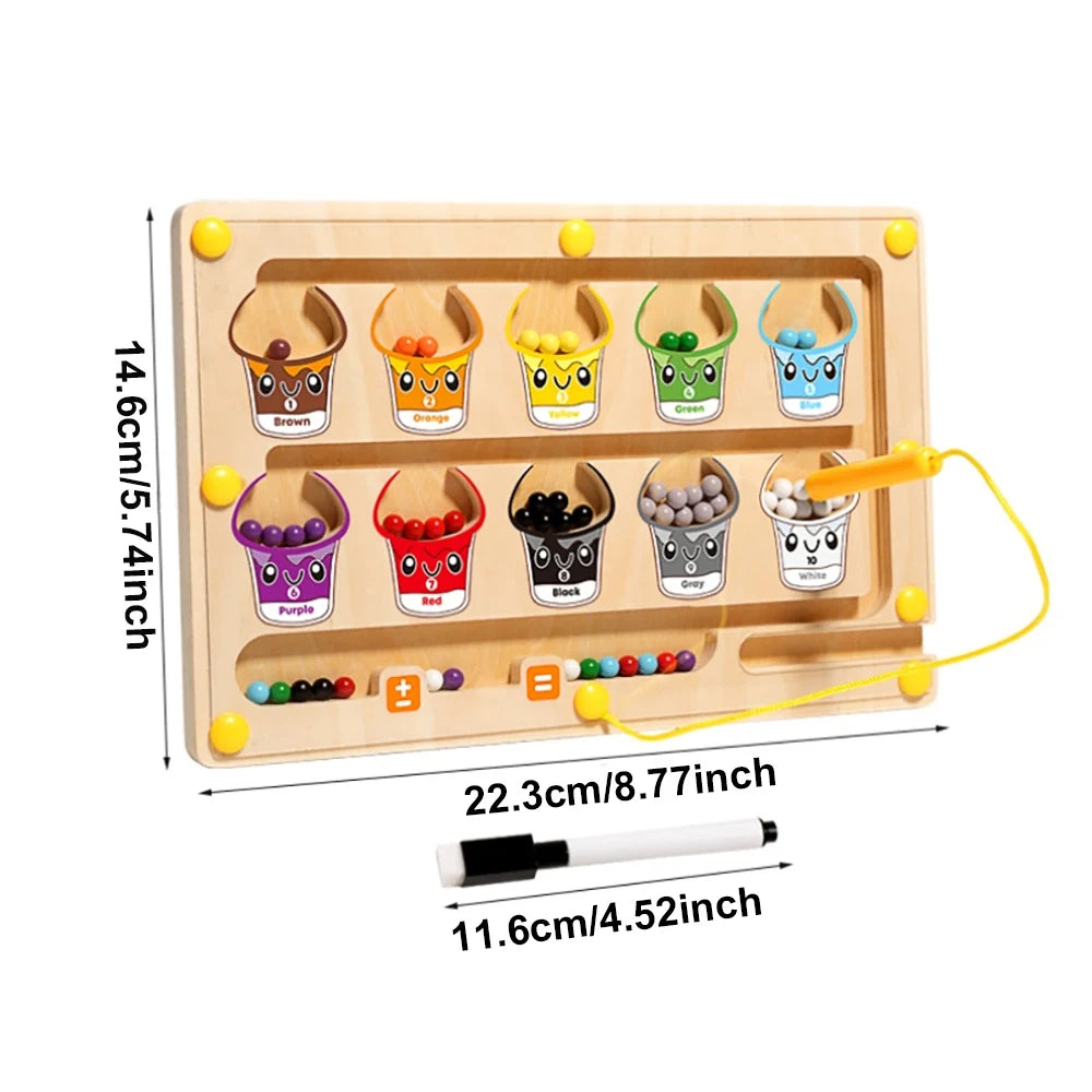 2-in-1 Magnetic Color Sorting Board