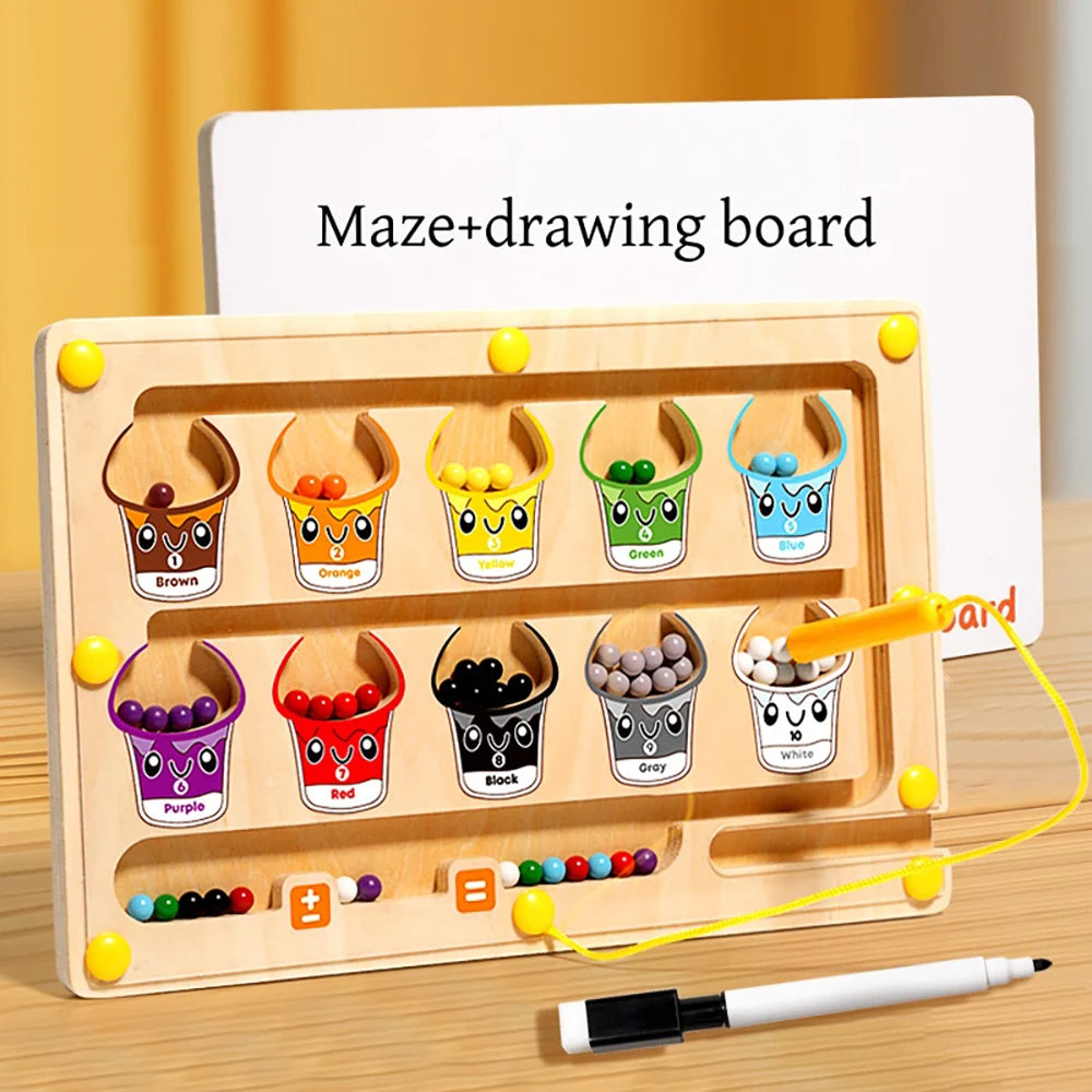 2-in-1 Magnetic Color Sorting Board