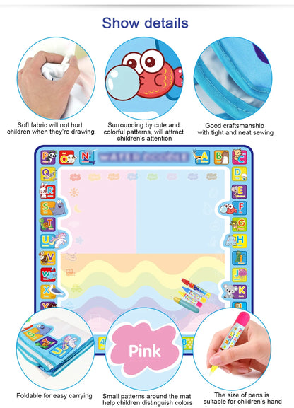 Magic Water Doodle Mat Painting Board