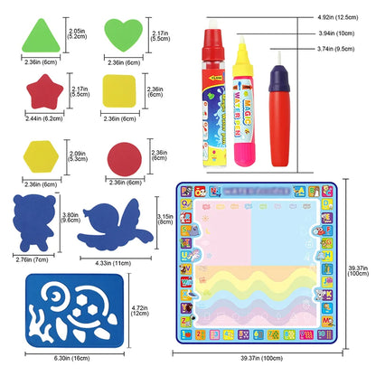 Magic Water Doodle Mat Painting Board