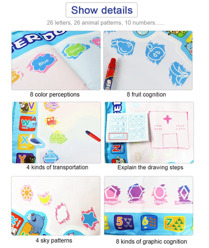 Magic Water Doodle Mat Painting Board