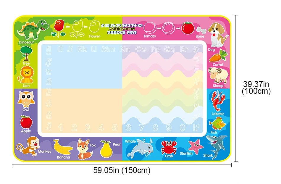 Magic Water Doodle Mat Painting Board