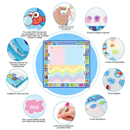 Magic Water Doodle Mat Painting Board