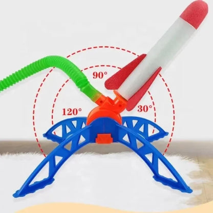 Foot Pump Soaring Rocket Launcher Game