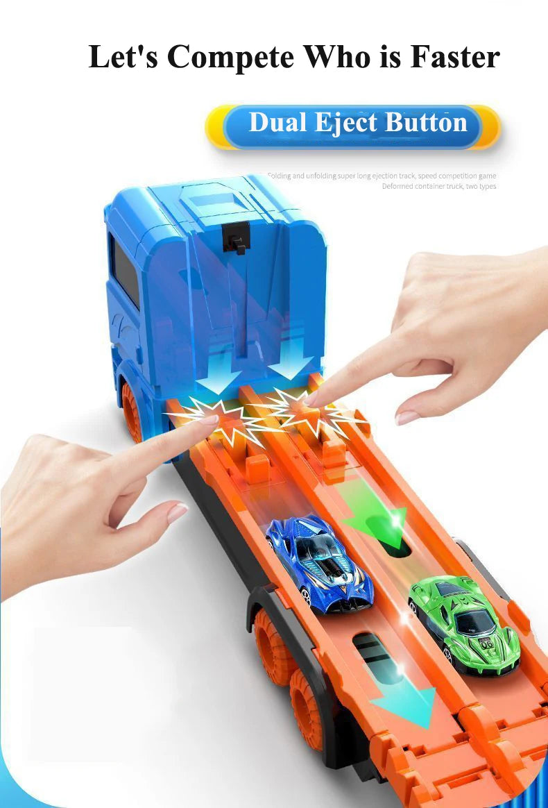 Car Transporter Truck Racing Track Toy