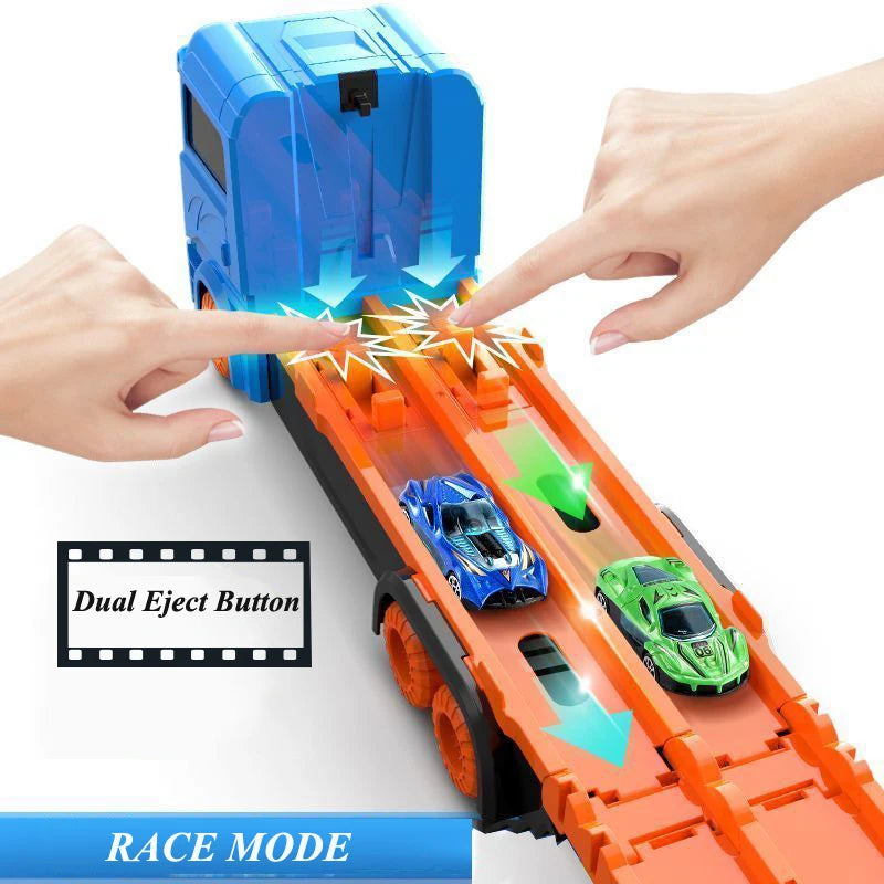 Car Transporter Truck Racing Track Toy