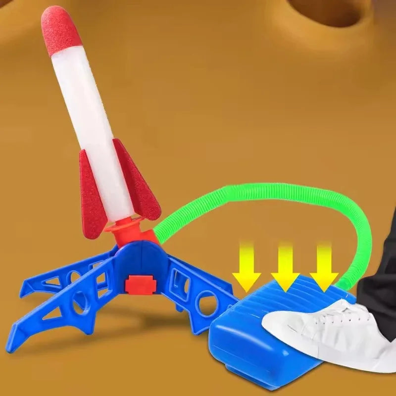 Foot Pump Soaring Rocket Launcher Game