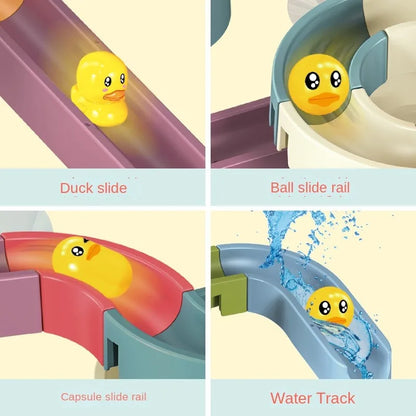 Baby Duck Bath Marble Track Toy Set