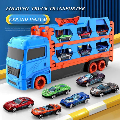 Car Transporter Truck Racing Track Toy