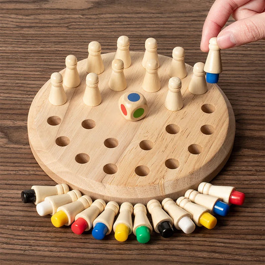 Wooden Memory Match Stick Chess Color Game
