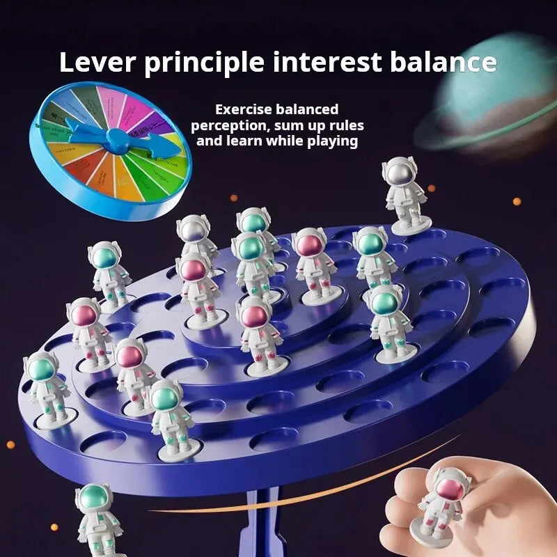 Puzzle Balance Tree Space Man Game