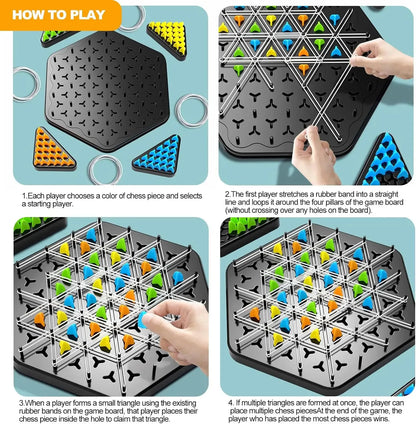 Triangle Chess Strategy Duel Game Set