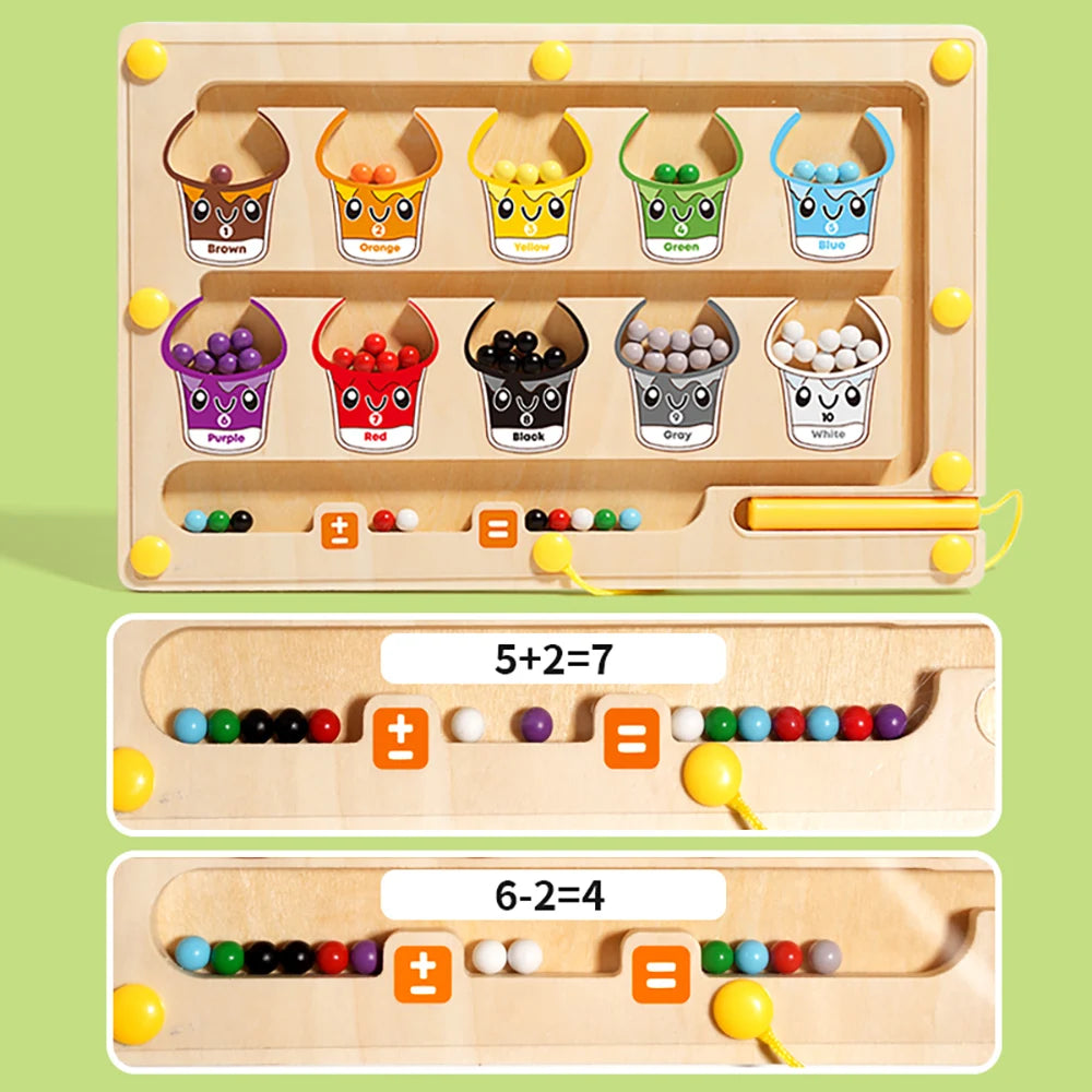 2-in-1 Magnetic Color Sorting Board