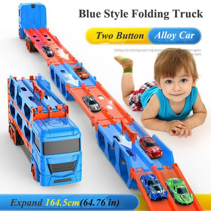 Car Transporter Truck Racing Track Toy