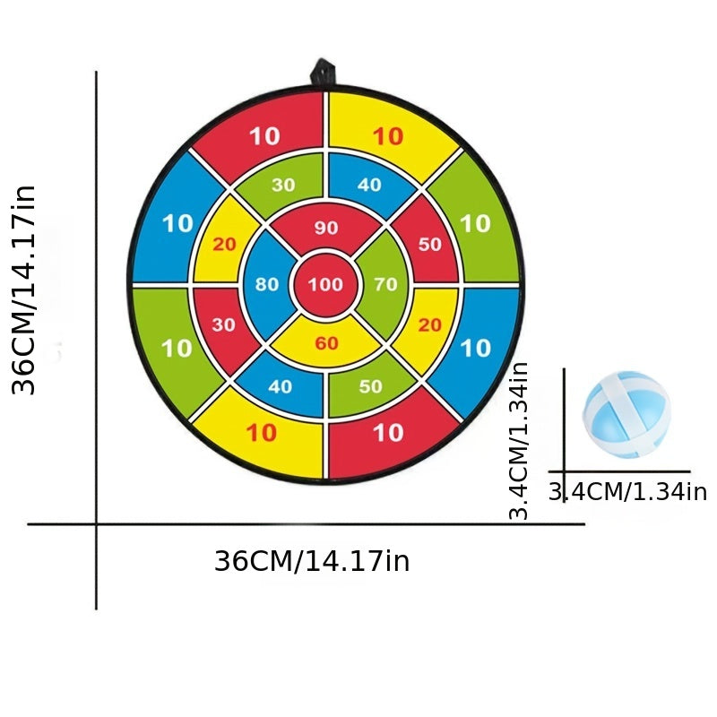 Sticky Ball Indoor Dart Target Plate