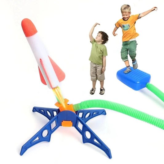 Foot Pump Soaring Rocket Launcher Game