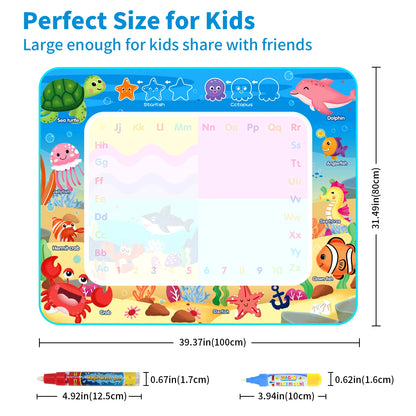 Magic Water Doodle Mat Painting Board