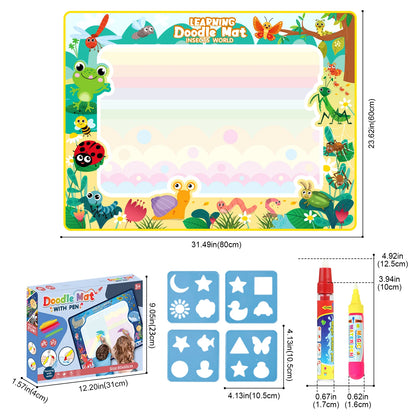 Magic Water Doodle Mat Painting Board