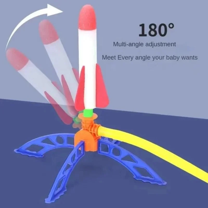 Foot Pump Soaring Rocket Launcher Game