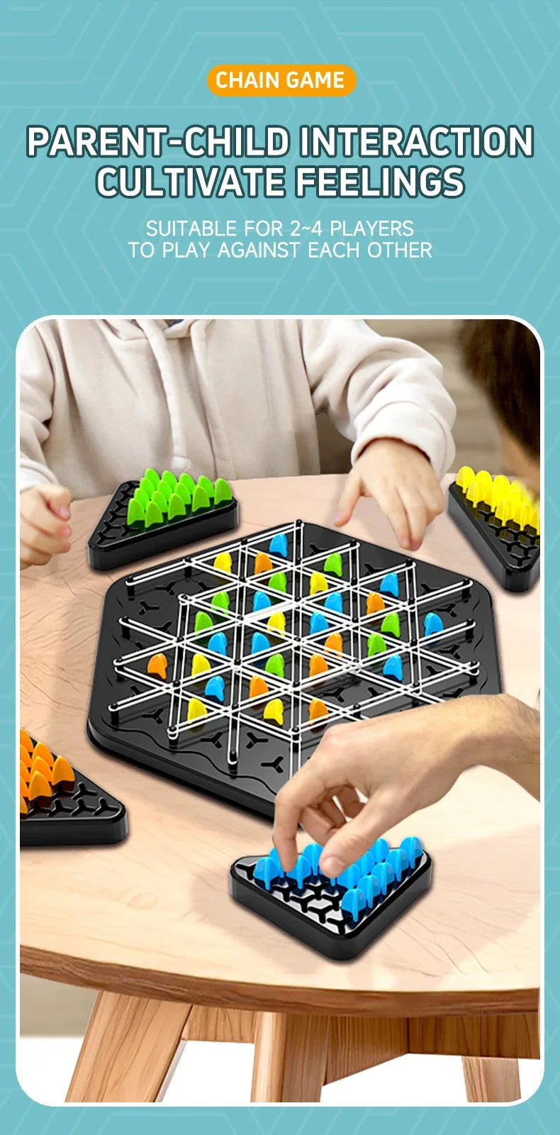 Triangle Chess Strategy Duel Game Set