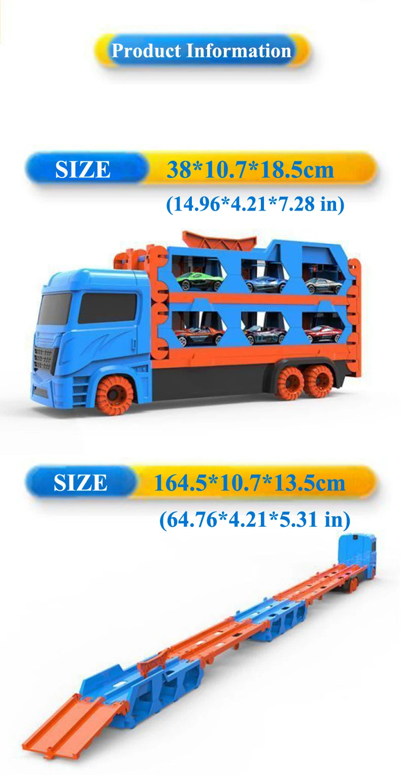 Car Transporter Truck Racing Track Toy