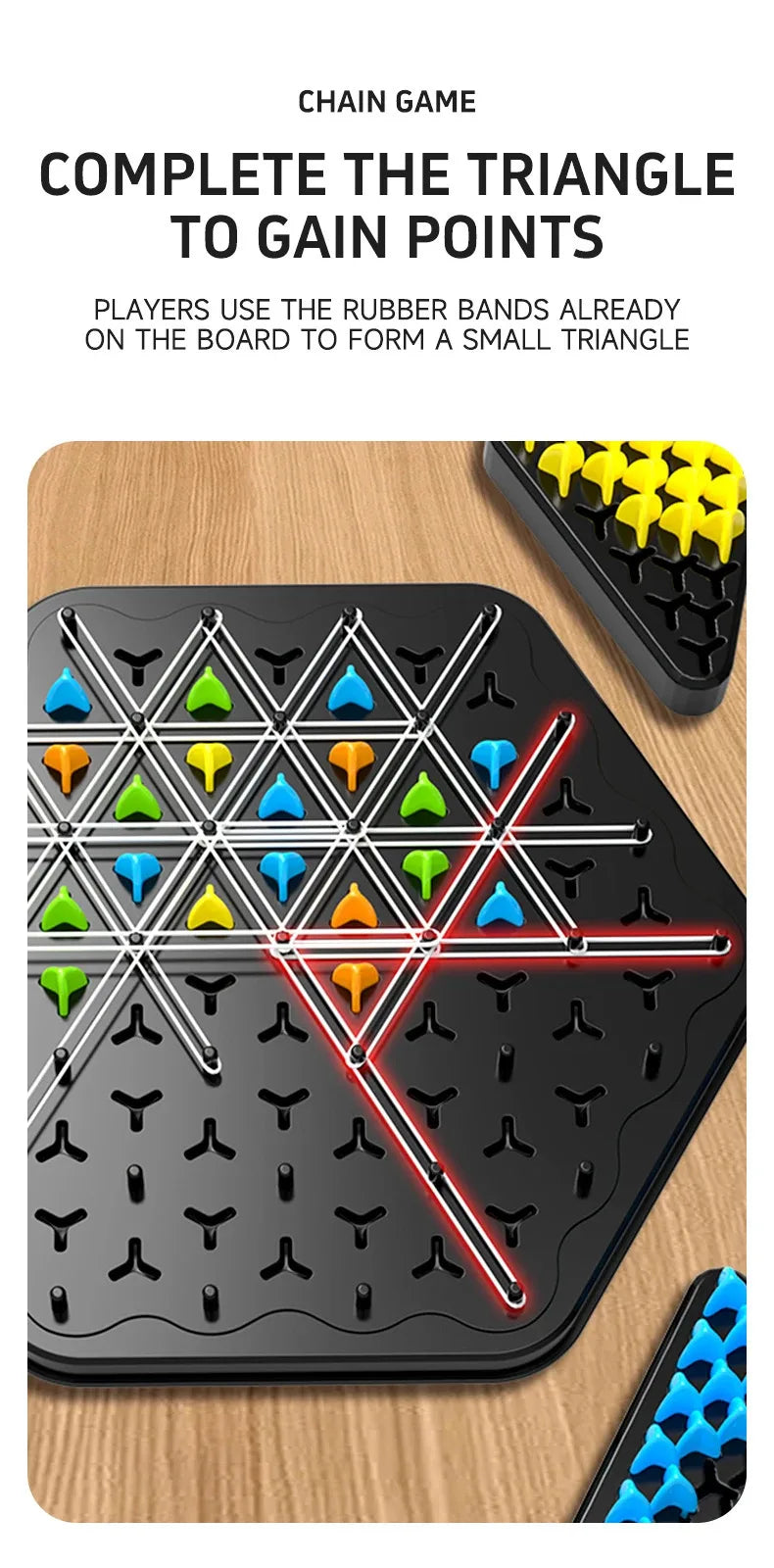 Triangle Chess Strategy Duel Game Set