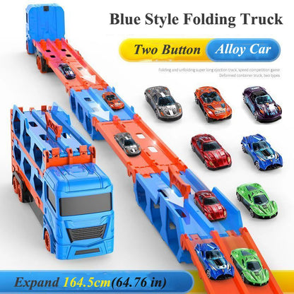 Car Transporter Truck Racing Track Toy