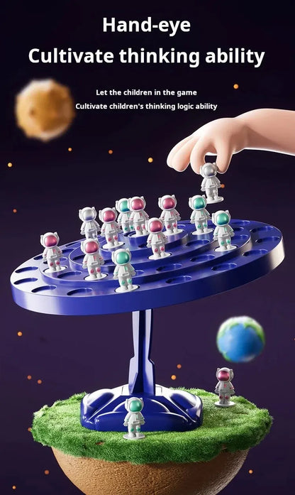 Puzzle Balance Tree Space Man Game