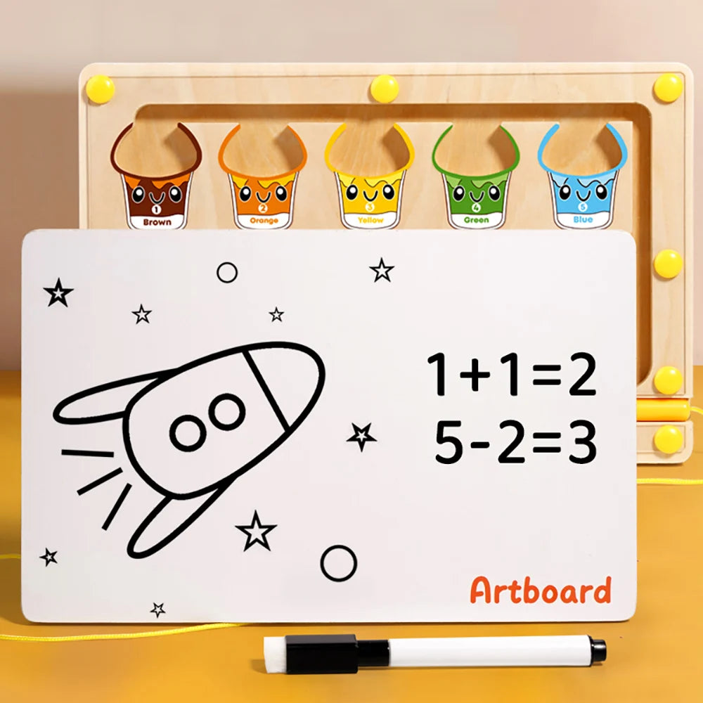 2-in-1 Magnetic Color Sorting Board