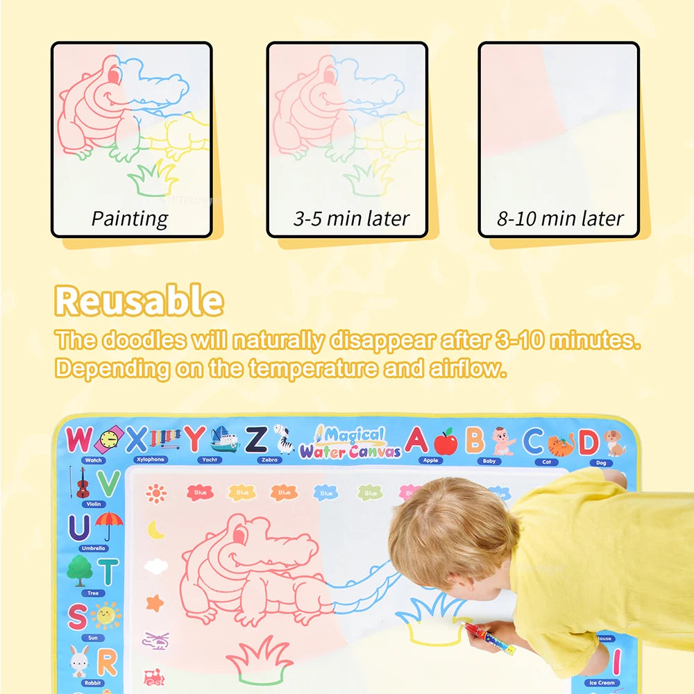 Magic Water Drawing Mat Doodle Toy