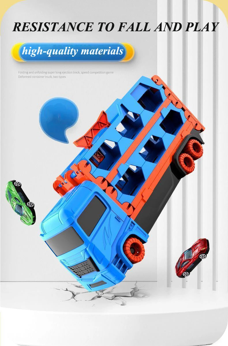 Car Transporter Truck Racing Track Toy